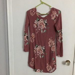 Long sleeve t shirt dress